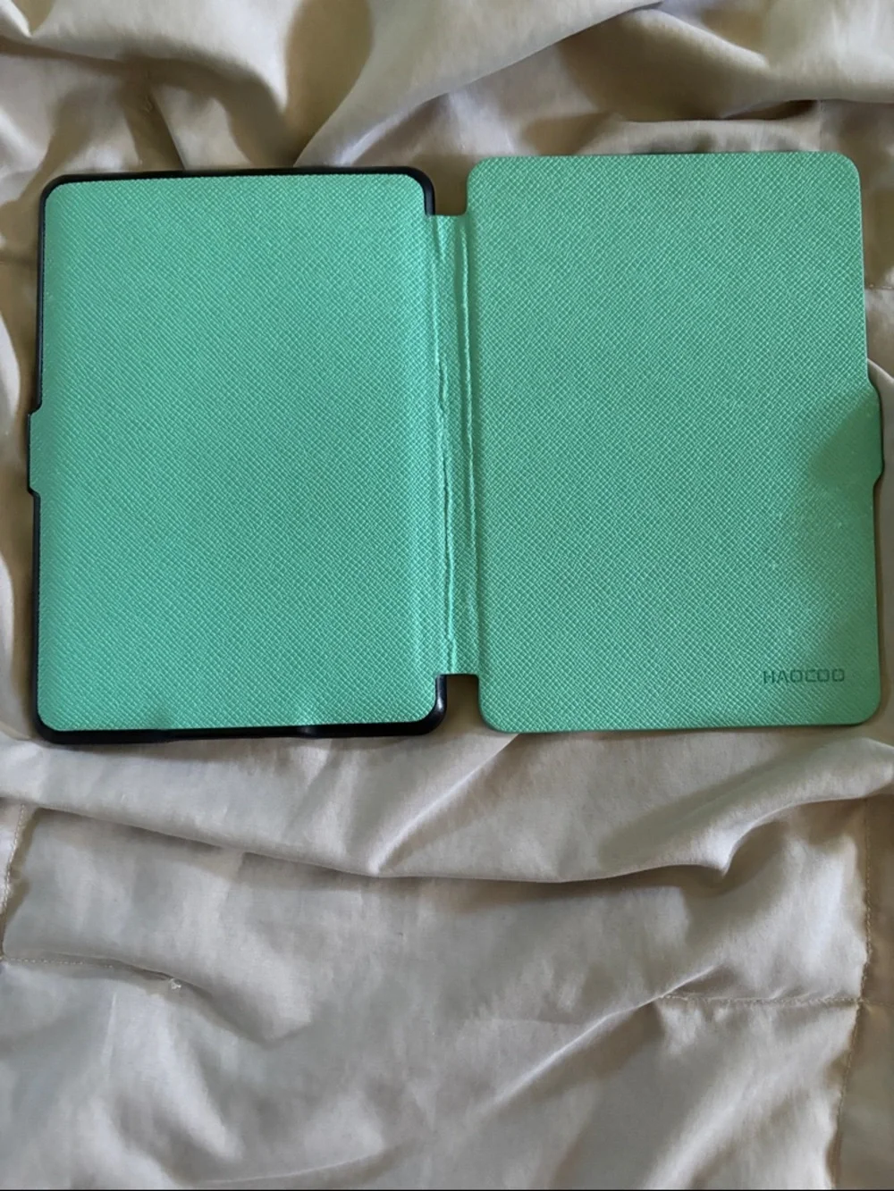 Mint Green Kindle Cover — Slim Protective Folio